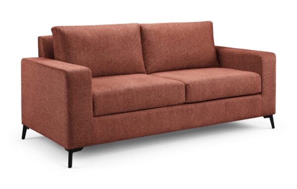 Dawson 3 Seater Rust Orange