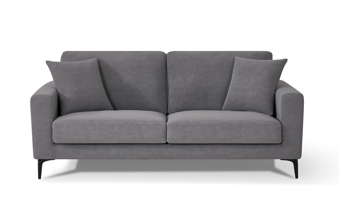 Nova Faux Suede Grey - Image 3