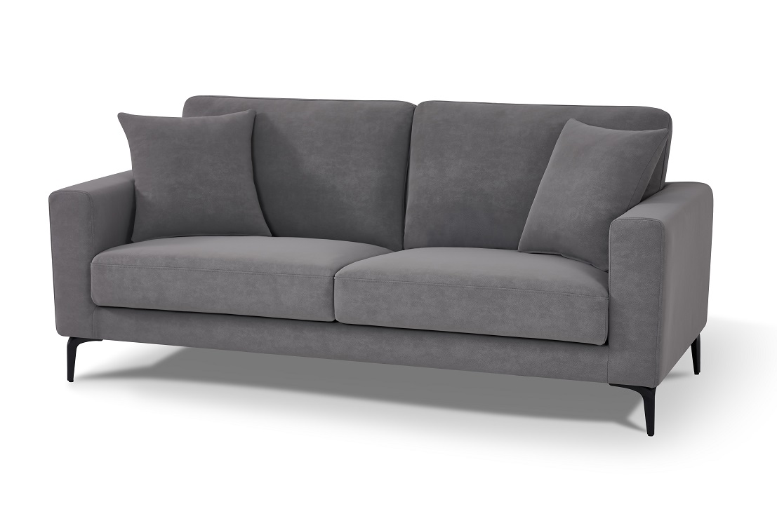 Nova Faux Suede Grey - Image 2