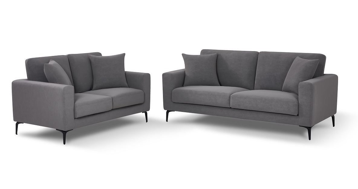 Nova Faux Suede Grey